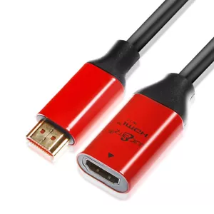HDMI to HDMI Extension Cable Lead for PC/Laptop Projector Sky HDTV 1080p 4k/30hz - Picture 1 of 22