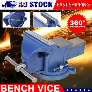 150mm 6" Heavy Duty Bench Vice Clamp Workbench Vise Anvil Swivel Base Jaw Grip - Picture 1 of 13