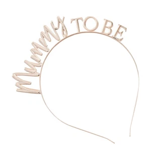 Mummy To Be Headband For Baby Shower Party Tiara Crown Gift Rose Gold - Picture 1 of 1