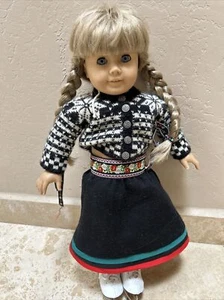 Vintage American Girl Pleasant Company Kristen in Winter Outfit W/Ice Skates - Picture 1 of 14