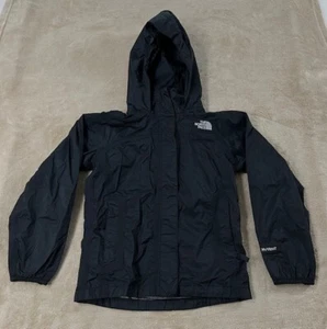 The North Face HYVENT Girls Black Lightweight Windbreaker Jacket size S/P EUC - Picture 1 of 13
