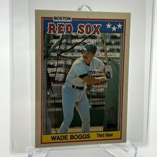 1988 Topps UK Minis TIFFANY Wade Boggs Baseball Card #4 Mint FREE SHIPPING