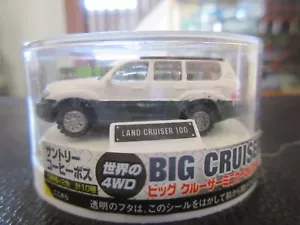 1:100 Toyota Land Cruiser 100 WHITE Suntory Coffee Boss Limited - Picture 1 of 4