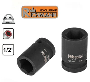 Douille à CHOCS 13 mm 1/2" , L 38 mm Chrome-Molybdène RICHMANN - Picture 1 of 6
