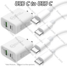 USB C Fast Charger Cord PD QC Power Adapter Cube 20W For Android Samsung Google
