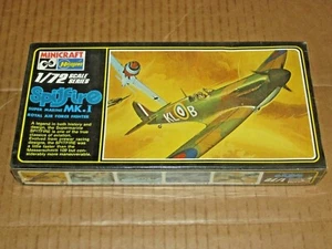 SPITFIRE~Super Marine MK.1~Royal Air Force Fighter~Vntg~1/72~Hasegawa~NEW SEALED - Picture 1 of 4