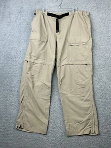 Eddie Bauer Sport Convertible Cargo Pants Shorts Mens Large 38x30 Belted Hiking - Picture 1 of 18