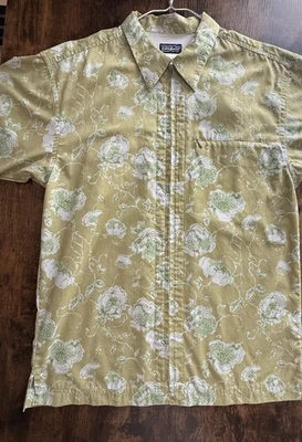 Patagonia Cremallera Completa Manga Corta, Hombre, Patilla, Grande, Mezcla Orgánica Foto 1 de 4