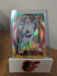 2024 Panini Select - Concourse Joe Burrow #39 Green & Yellow Shock Prizm - Bild 1 von 2