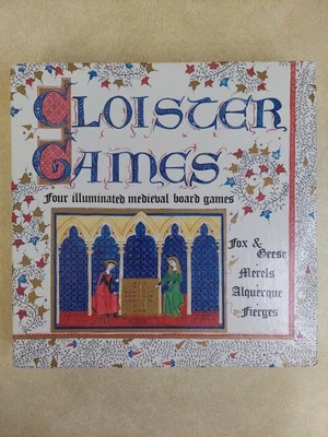 Illuminated Medieval Boards Cloister Games Four Strategy Draughts Checkers - Image 1 of 4