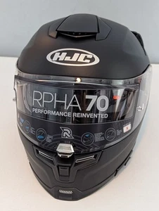 HJC RPHA 70 ST Motorcycle Helmet w Sun Visor Matte Black !! - Size Medium - Picture 1 of 11