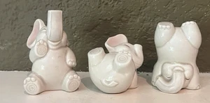 FITZ AND FLOYD JAPAN TUMBLING ELEPHANTS FIGURINES (3) - 1981 - Picture 1 of 6