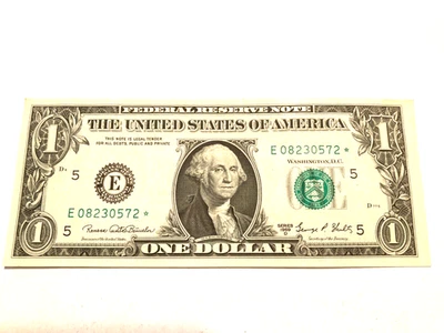 1969 D One Dollar * Star * Note Uncirculated Richmond E - Image 1 of 4