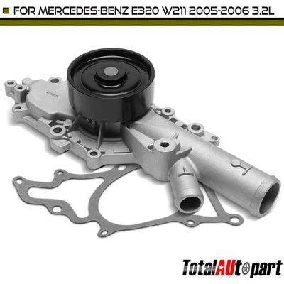 Bomba de agua del motor con junta para Mercedes-Benz E320 W211 2005 2006 L6 3,2 L DOHC Foto 1 de 4