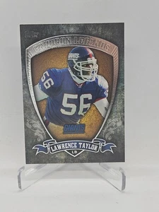 2013 Topps Football Lawrence Taylor Gridiron Legends Card #GL-LT - Picture 1 of 2