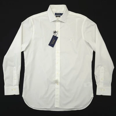 Polo Ralph Lauren Men's 16 34/35 Long Sleeve Button Up Dress Shirt White NWT - Image 1 of 4