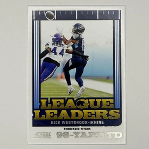 2025 Score League Leaders Nick Westbrook-Ikhine #9 Tennessee Titans 10*5 - Imagen 1 de 2