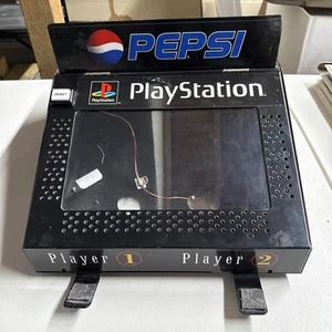 Pepsi Playstation 1 System PS1 Promo Store Display Kiosk Top Piece No Console - Picture 1 of 6