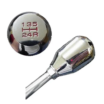 88-00 Honda Civic CRX DelSol Billet Race Short Shifter & Type R Knob - Angled - Image 1 of 4