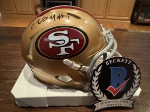 Charvarius Ward Autographed San Francisco 49ers Speed Mini Helmet Beckett - Picture 1 of 11