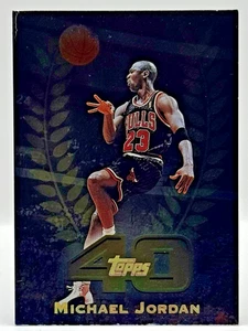 1997-98 Topps 40 #T40-5 Michael Jordan Chicago Bulls SP JA - Bild 1 von 2