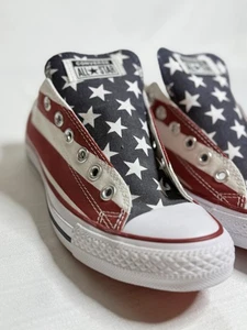 Converse Chuck Taylor USA American Flag Womens 8.5 Ox Canvas Sneaker M3494 - Picture 1 of 12