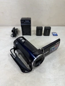 SONY Handycam HDR-CX290 Digital Video Camera Camcorder 50x w/ 2 Batteries, Card - Picture 1 of 20