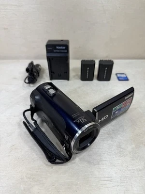 SONY Handycam HDR-CX290 Digital Video Camera Camcorder 50x w/ 2 Batteries, Card - Image 1 of 4