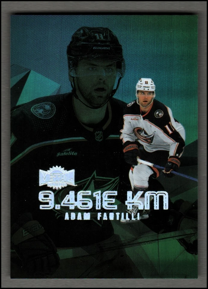 2023-24 Metal Universe 9.461e KM #LY24 Adam Fantilli - NM-MT - Image 1 of 2