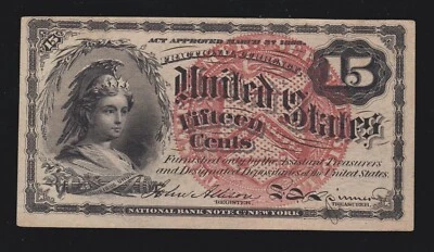 US 15c Fractional Currency FR 1267 Ch CU - Image 1 of 2