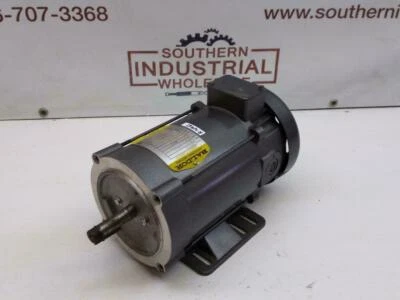 Baldor CD3434 1750RPM 1/3HP FR56C 5/8"Shaft DC Motor 180A/200/100F Voltage. - Image 1 of 4