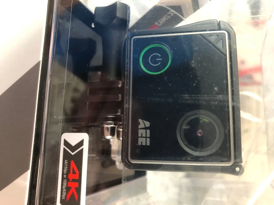 Mini Action Cam, brand new black, AEE CAMS LYFE S72 4K/15ips 60ips 16megapixels - Image 1 of 4