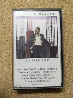 Philip Bailey - Inside Out - 1986 - Vintage Cassette Tape - Image 1 of 4