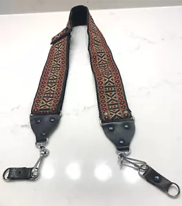 Colorful Woven Tapestry Neck Strap Bohemian Design ! Vintage - Picture 1 of 7