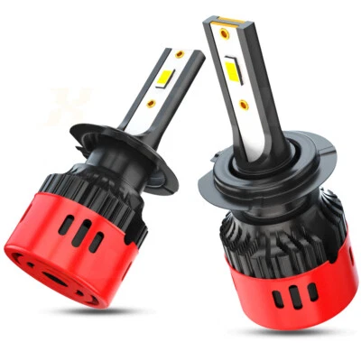 XWQHJW H7 LED Headlight Bulb 10000LM Super Bright Kit High Low Beam White 2Pcs - Image 1 of 4