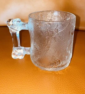 The Flintstones Glass Vintage Mug from Mc Donalds Made In France New - Picture 1 of 11