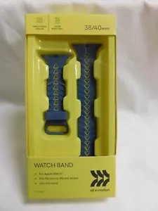 Cinturino Apple Watch Silicone - 38/40mm - Blu Vivo - Tutto in Movimento - Foto 1 di 7