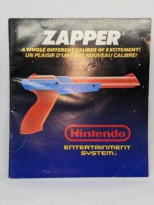 [CAN-1] Nintendo Entertainment System Zapper Instructional Booklet | Manual ONLY - Image 1 of 2