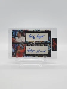 2022-23 Leaf Signature Series EMILY ENGSTLER + RHYNE HOWARD Auto Autograph 1/1  - Picture 1 of 2