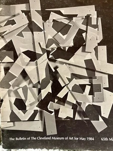 Scarce Original 65th MAY SHOW CLEVELAND MUSEUM Of ART Bulletin 1984 - Imagen 1 de 2