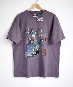 Ukiyo Dark Fantasy Uniqlo Größe Large Grafik japanische Kunst T-Shirt - Bild 1 von 6