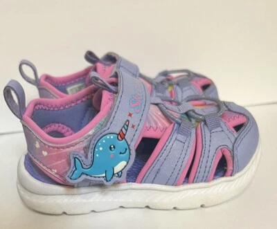 Skechers C Flex Sandalia Zapato Playful Trek Niño Niña Talla 7 Púrpura Azul Rosa Usado en Excelente Condición Foto 1 de 4