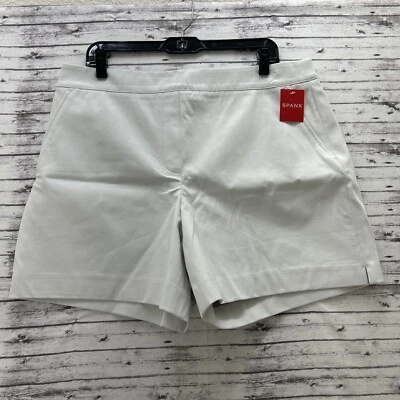 Pantalones Cortos Spanx 6" Para Mujer Grandes Blancos Sobre la marcha Forro Plateado Tecnología Elástico Foto 1 de 4