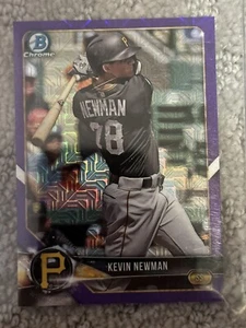 2018 Bowman Chrome Mega Mojo Purple Refractor # BCP17 Kevin Newman 204/250 - Picture 1 of 1