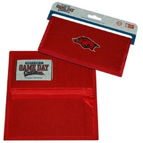Arkansas Razorbacks Nylon Checkbook Cover [NEW] NCAA Ladies Womens Check Wallet Cover