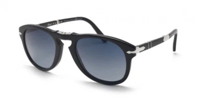 Persol 714 Sunglasses 714SM Steve McQueen 95S3 Black Blue Polarized Authentic 54 - Image 1 of 4