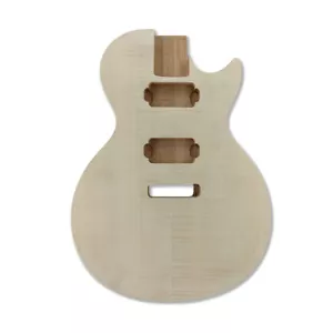 Mahogany Guitar body Flame Maple Veneer H-H pickup Bolt on heel Build your own - Picture 1 of 8