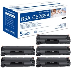 5PK CE285A Toner Nero Compatibile con HP LaserJet P1102 P1102W M1212 NF MFP - Foto 1 di 1
