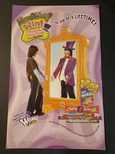 WILLY WONKA Süßigkeiten "Wanna B Wonka?" Wettbewerb Nerds ~ Comic Seite DRUCKANZEIGE 2006 - Bild 1 von 1