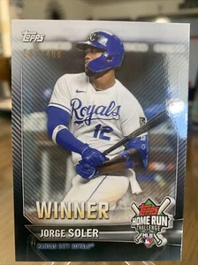 2021 Topps Home Run Challenge Jorge Soler April Winner /408 HRW-13 Royals - Picture 1 of 7